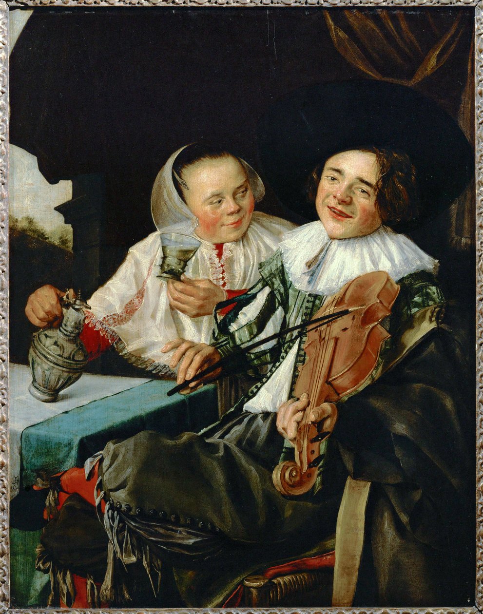 La joyeuse companie - wesoła kompania ... autorstwa Judith (attr. to) Leyster