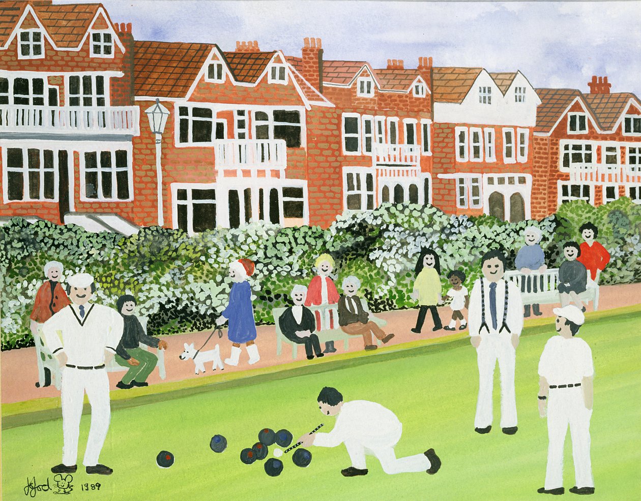 Kręgle w Eastbourne autorstwa Judy Joel