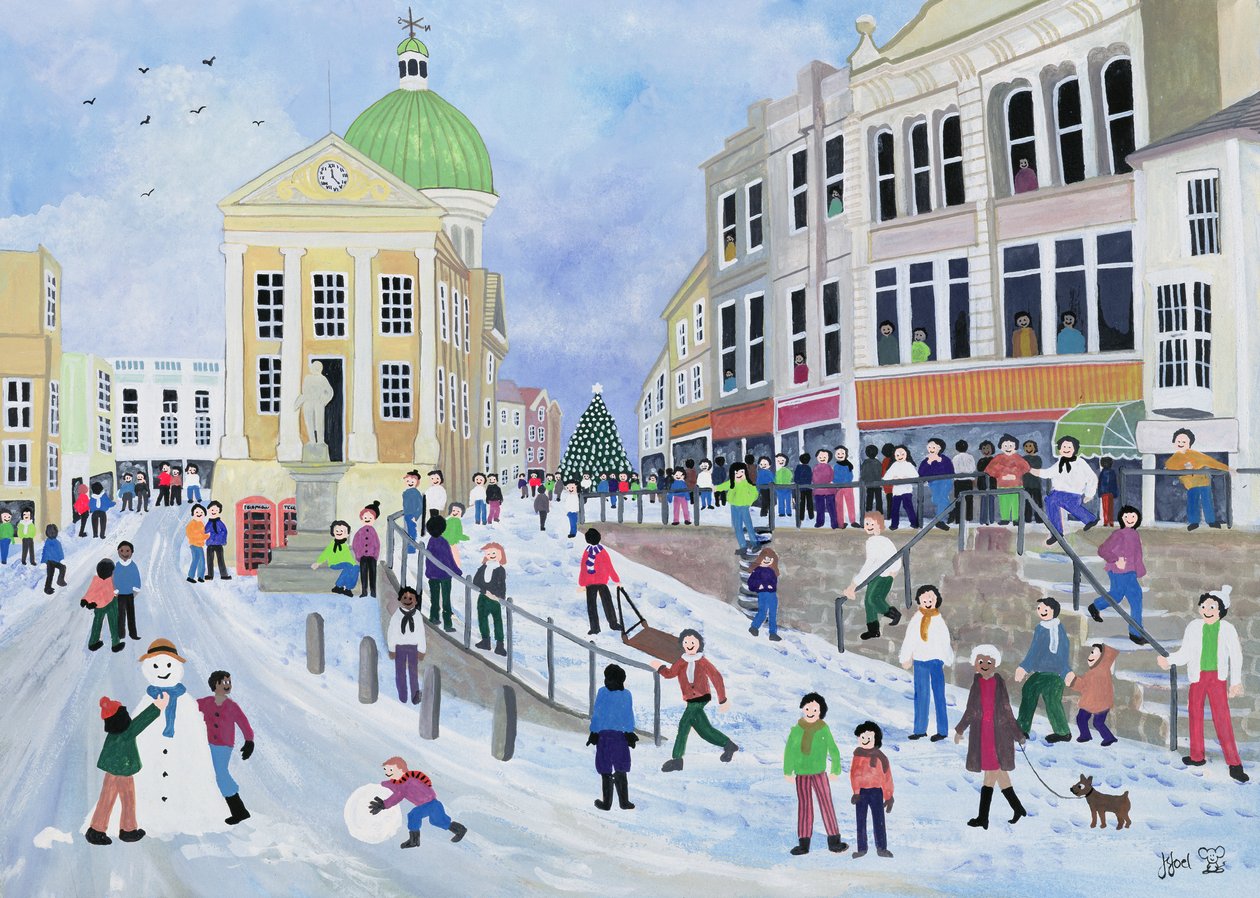 Targowa ulica Żydowska, Penzance autorstwa Judy Joel