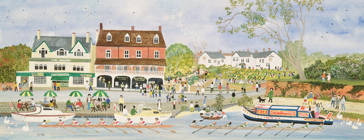 Ścieżka holownicza Walton-on-Thames autorstwa Judy Joel