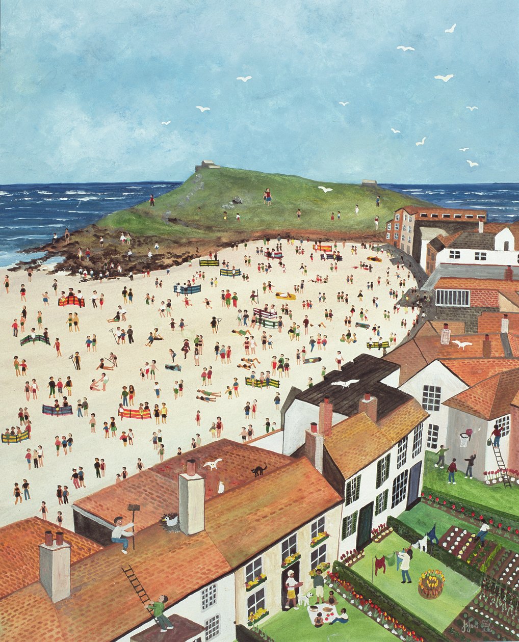 Widok z galerii Tate St. Ives autorstwa Judy Joel