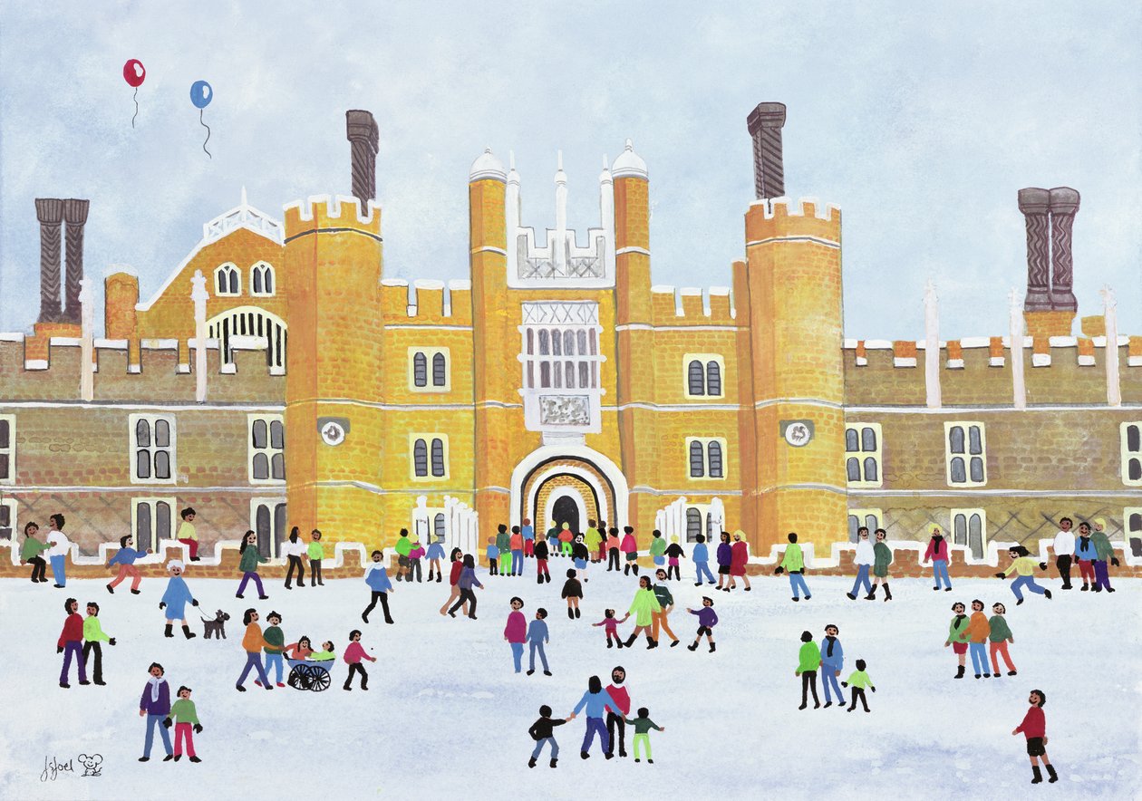 Hampton Court Front, 1991 autorstwa Judy Joel