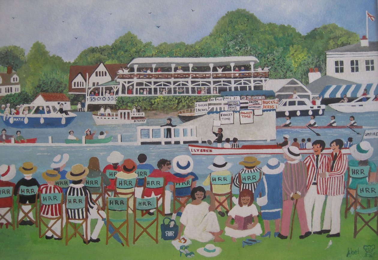Henley - Finisz, 2012 (Gwasz na papierze) autorstwa Judy Joel