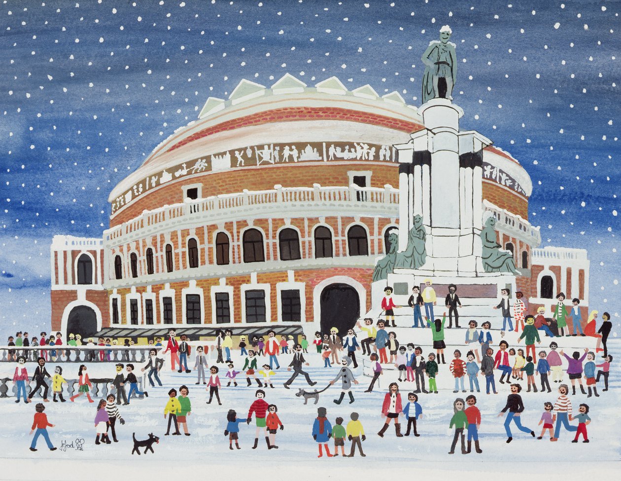 Royal Albert Hall, Londyn autorstwa Judy Joel