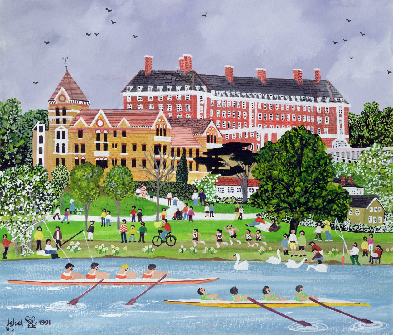 Dom Gwiazdy i Podwiązki, Richmond-upon-Thames, 1991 autorstwa Judy Joel