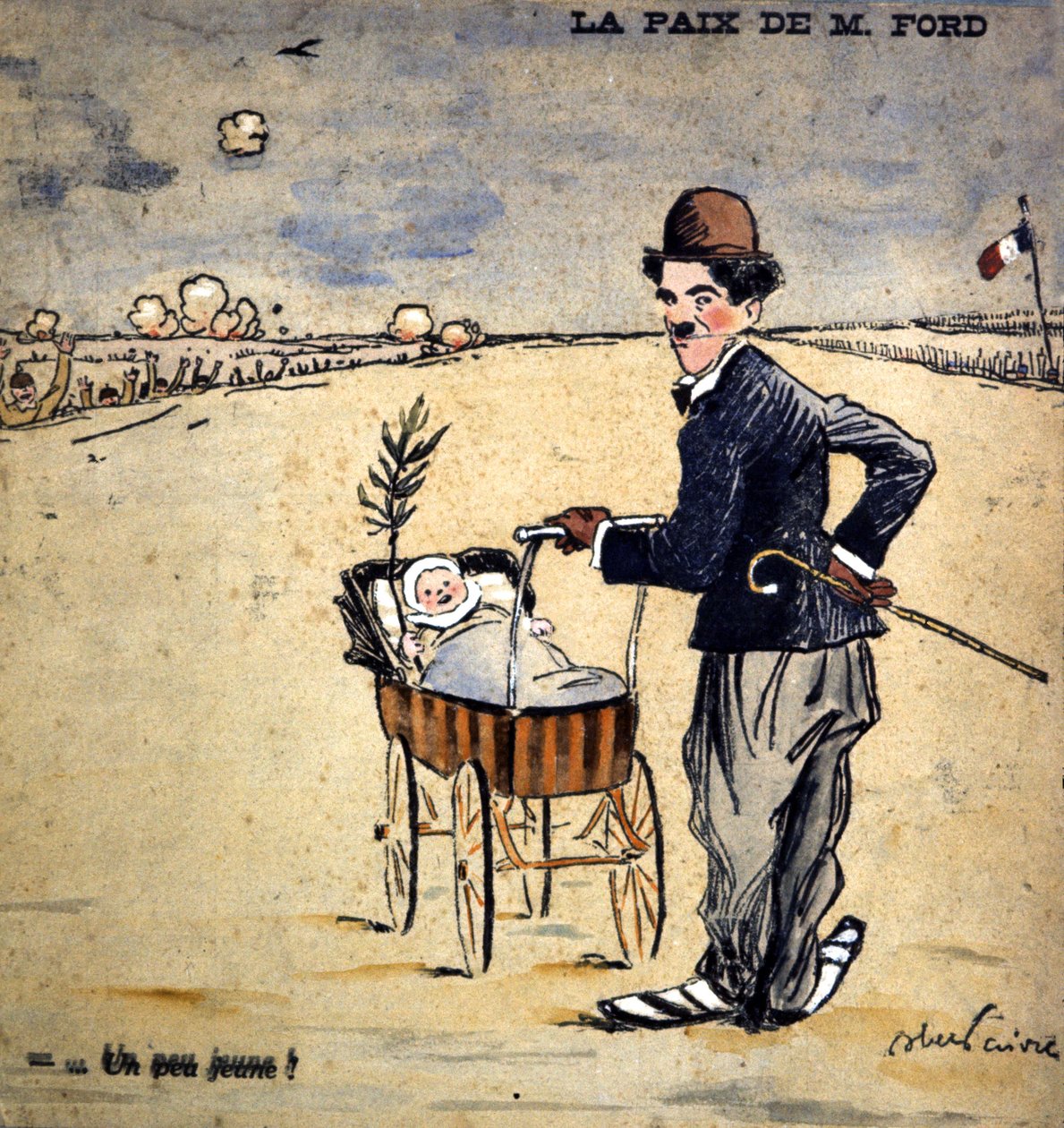 Pokój pana Forda, 1917 autorstwa Jules Abel Faivre