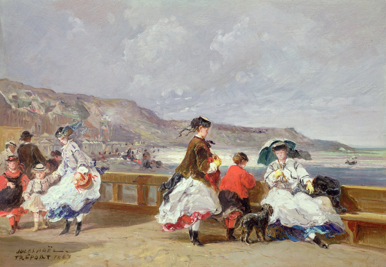 Le Treport, 1867 autorstwa Jules Achille Noel