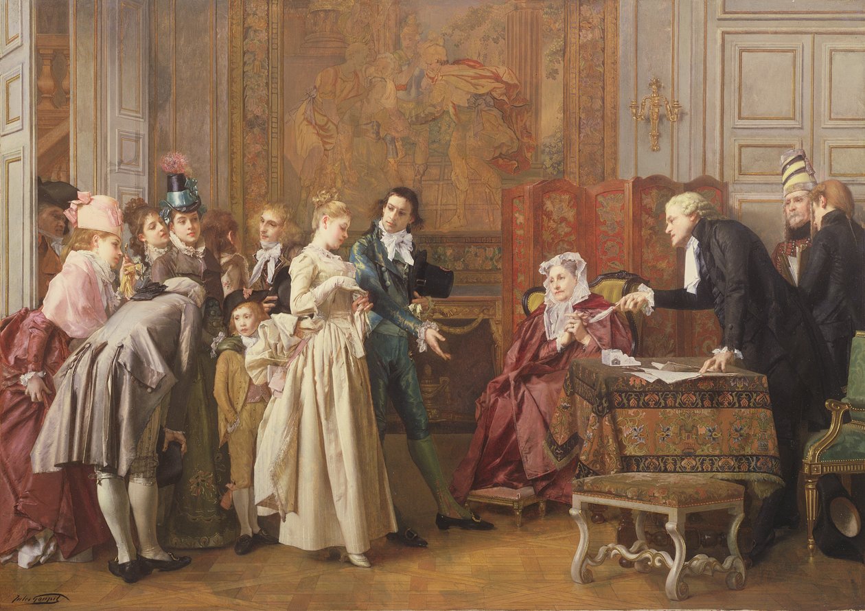 Małżeństwo autorstwa Jules Adolphe Goupil