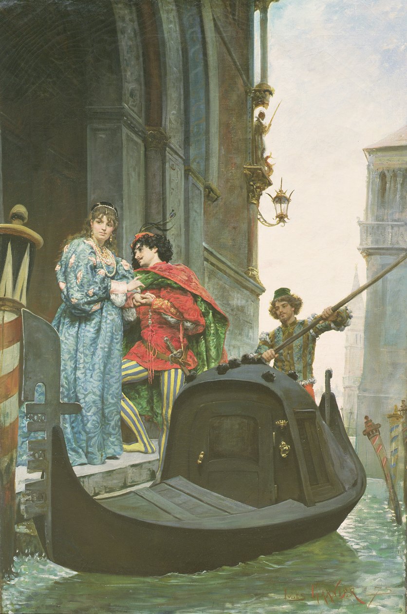Wieczór w Wenecji, 1875 (szczegóły patrz 164361) autorstwa Jules Arsene Garnier