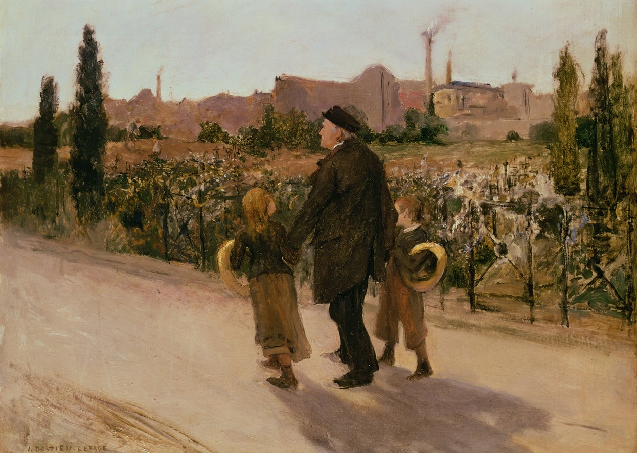Dzień Zaduszny, ok. 1882 r. autorstwa Jules Bastien Lepage