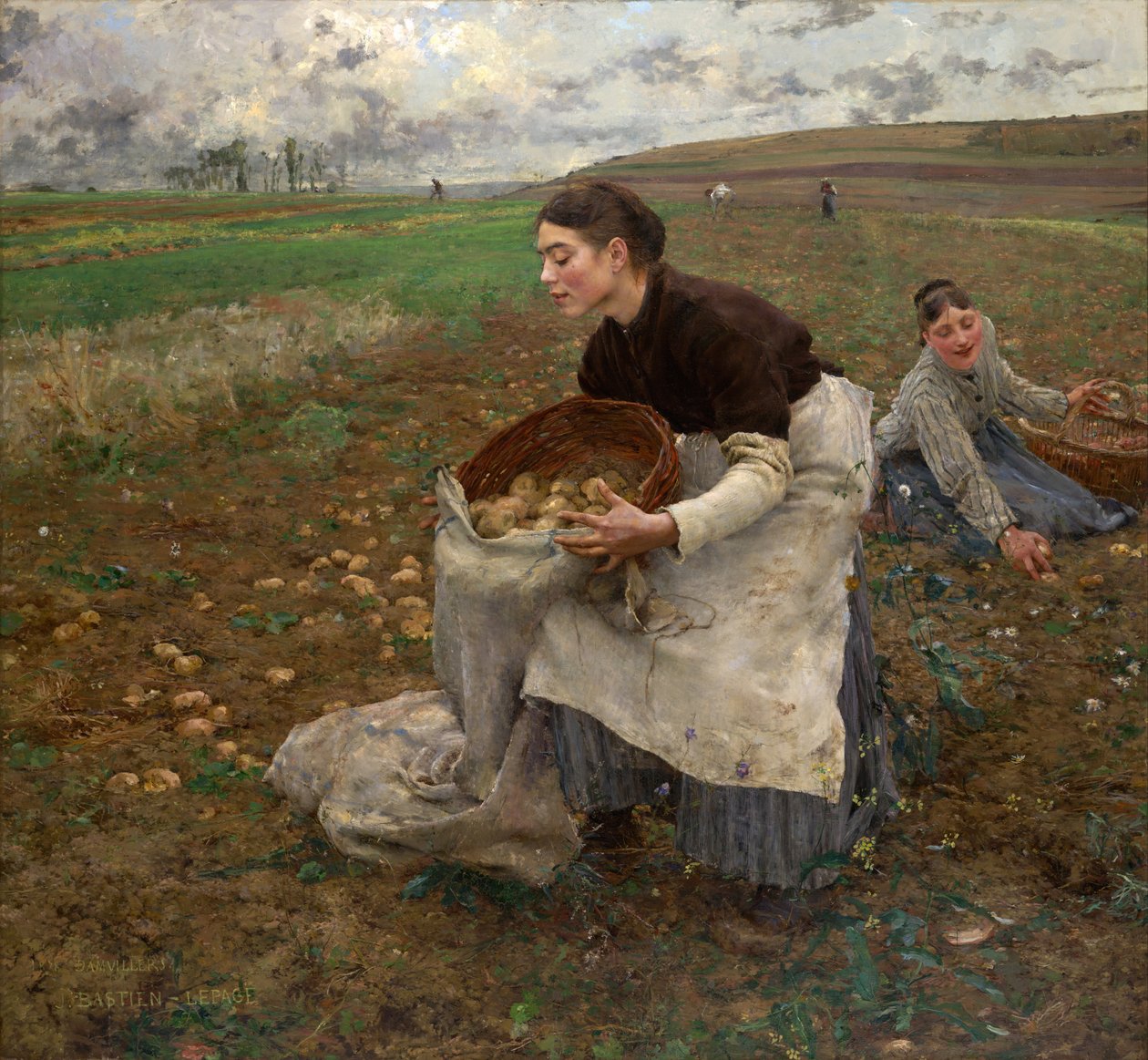 Październik autorstwa Jules Bastien Lepage