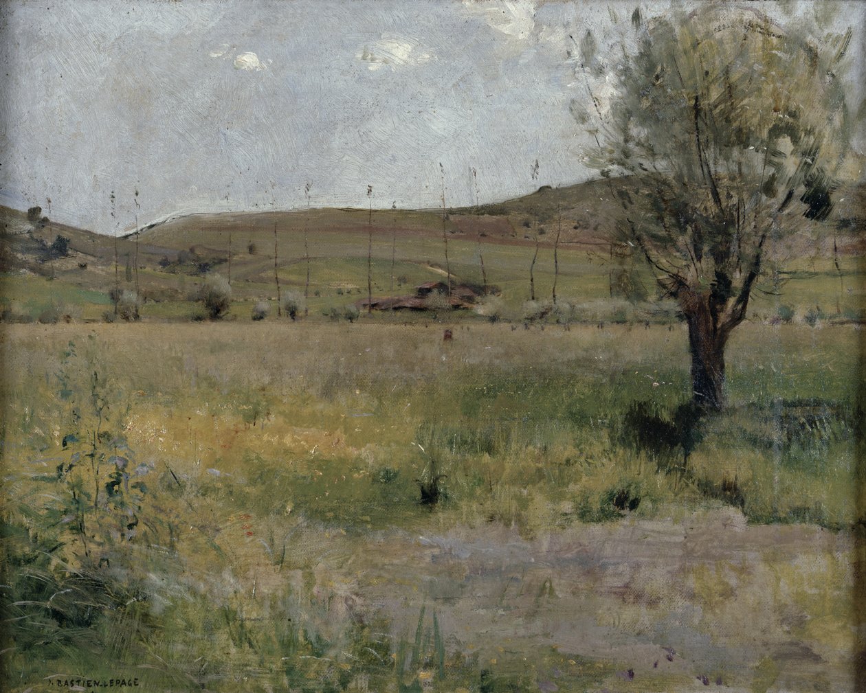 Letni krajobraz autorstwa Jules Bastien Lepage