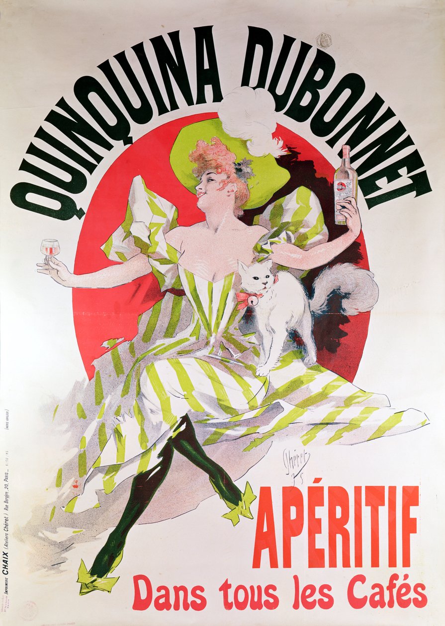 Plakat reklamujący aperitif 