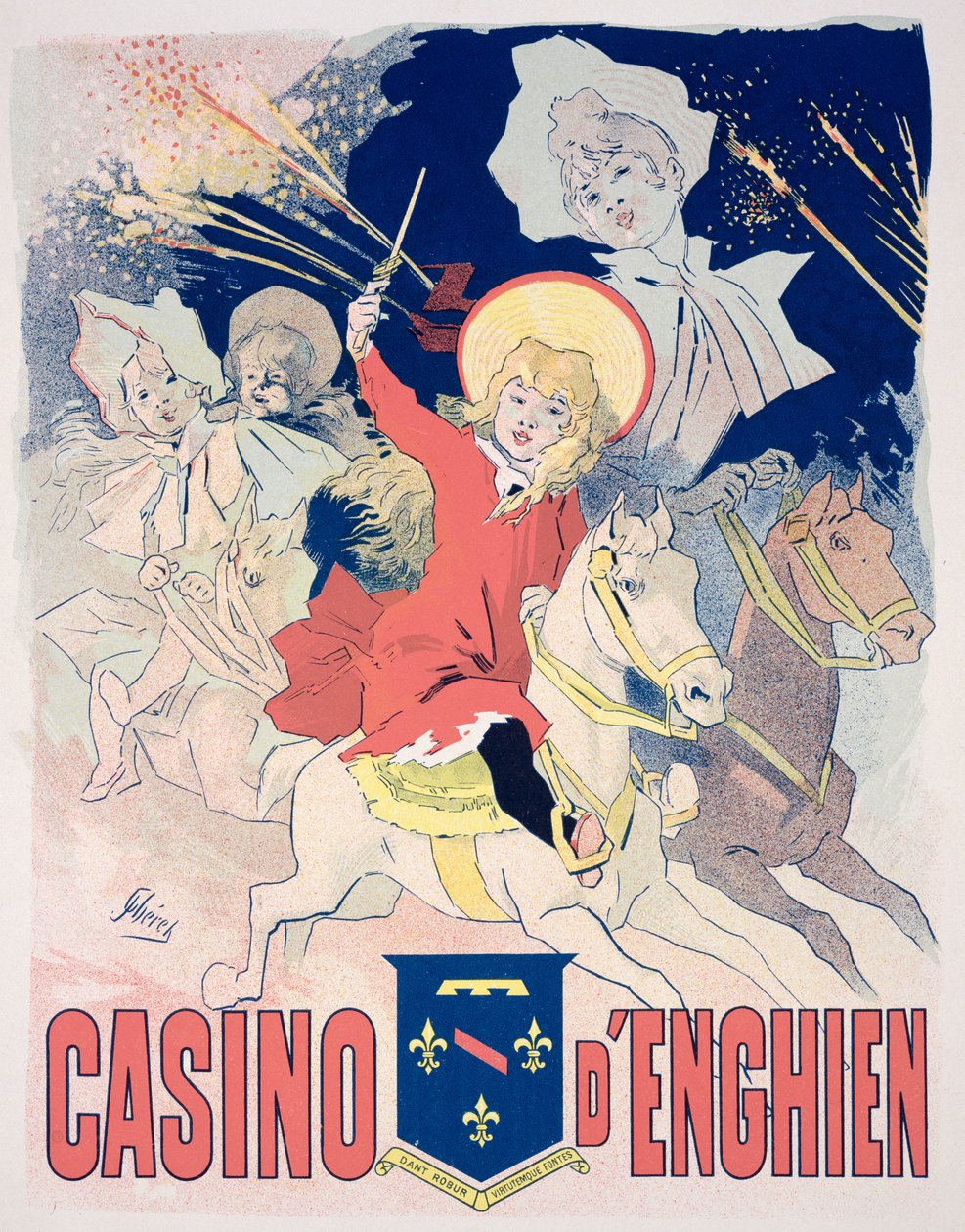 Reprodukcja plakatu reklamującego „Casino d
