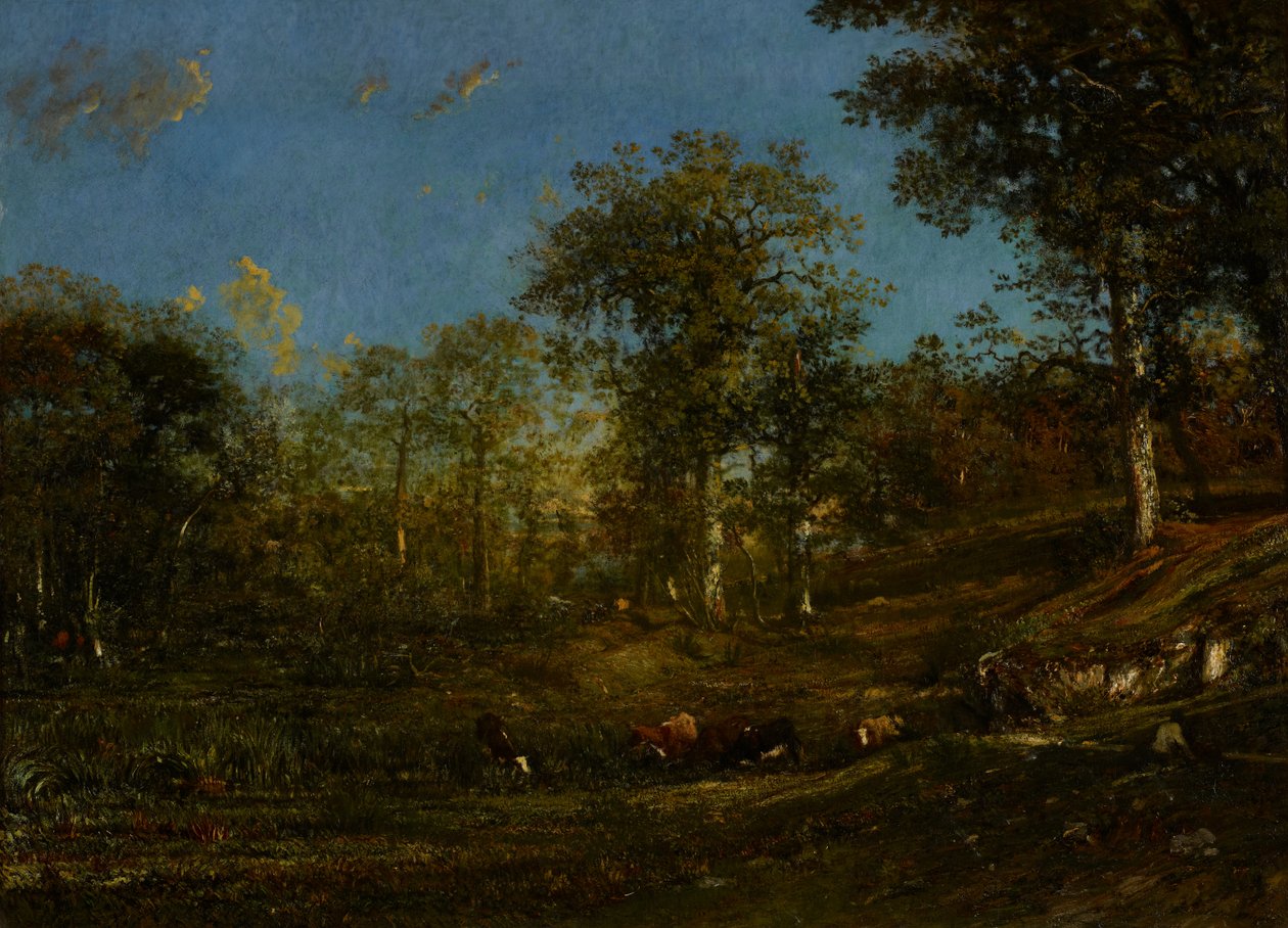 Widok na pastwiska Limousin, 1835 autorstwa Jules Dupré