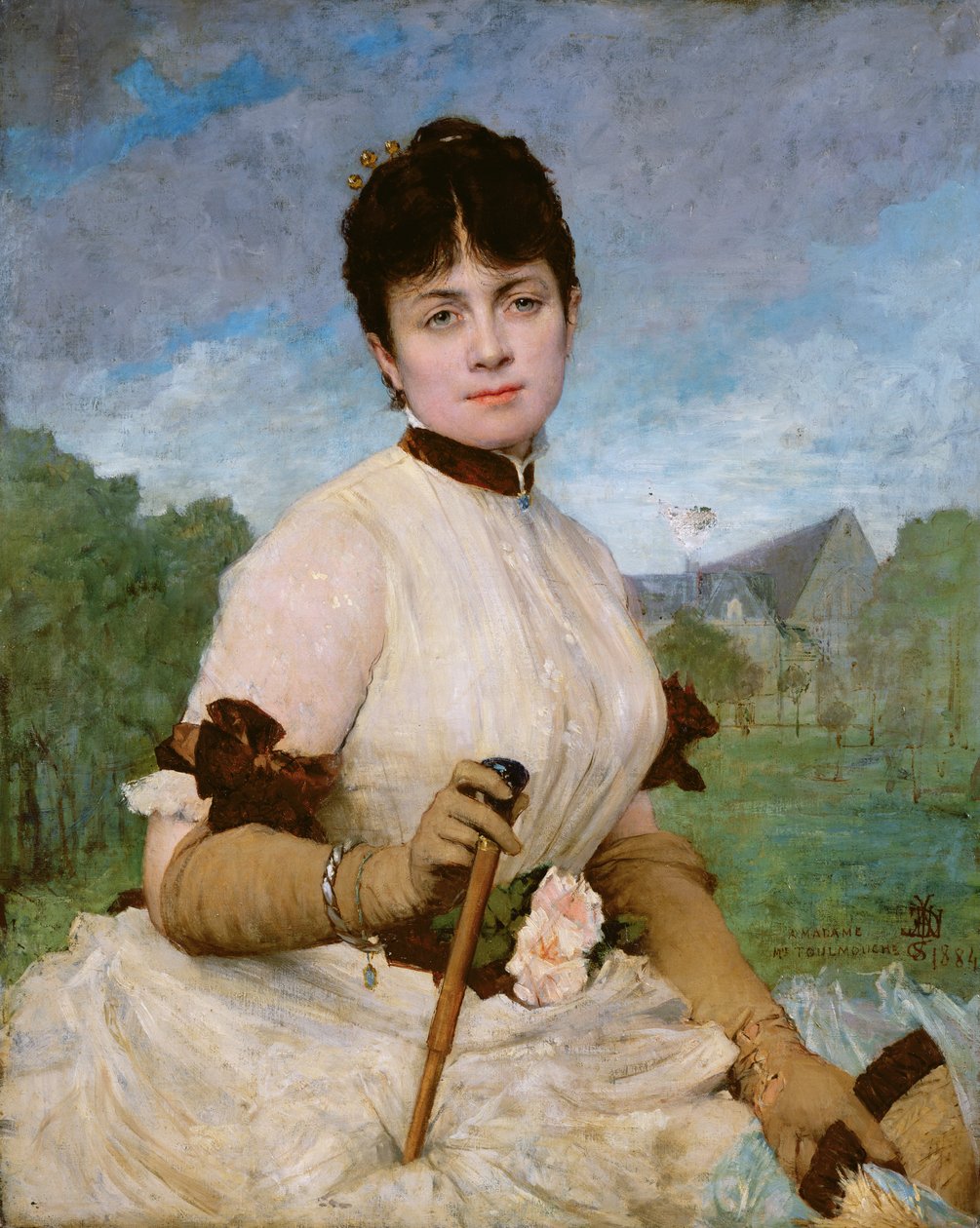 Madame Marie Toulmouche, 1884 autorstwa Jules Elie Delaunay