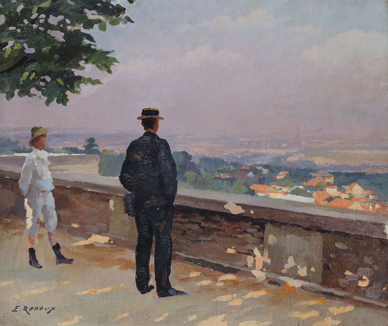 Paryż z obserwatorium w Meudon autorstwa Jules Ernest Renoux