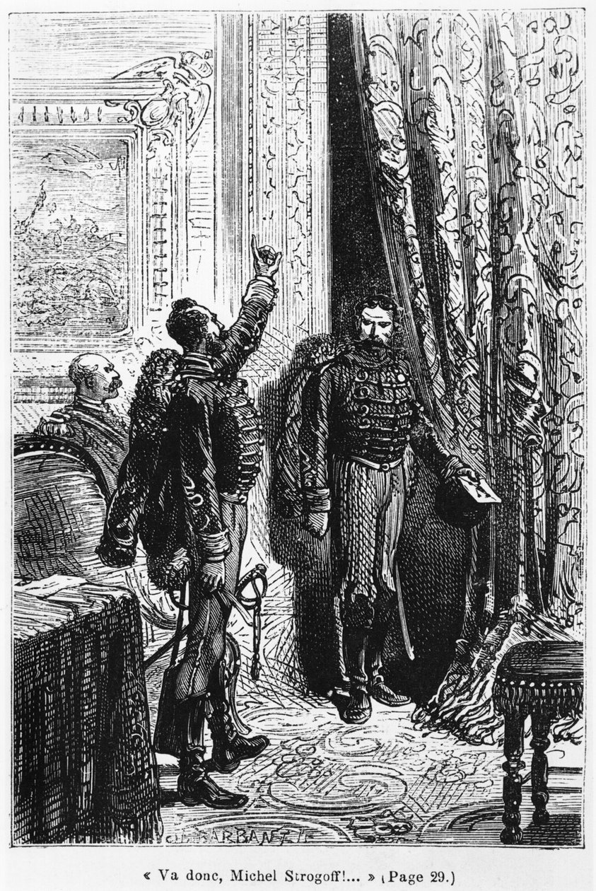 Idź więc, Michael Strogoff, ilustracja z „Michel Strogoff” Julesa Verne