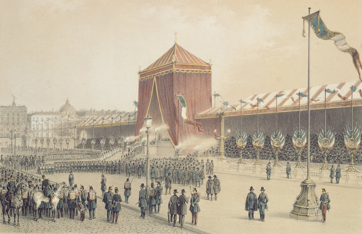 Proklamacja Republiki, 12 listopada 1848 autorstwa Jules Gaildrau