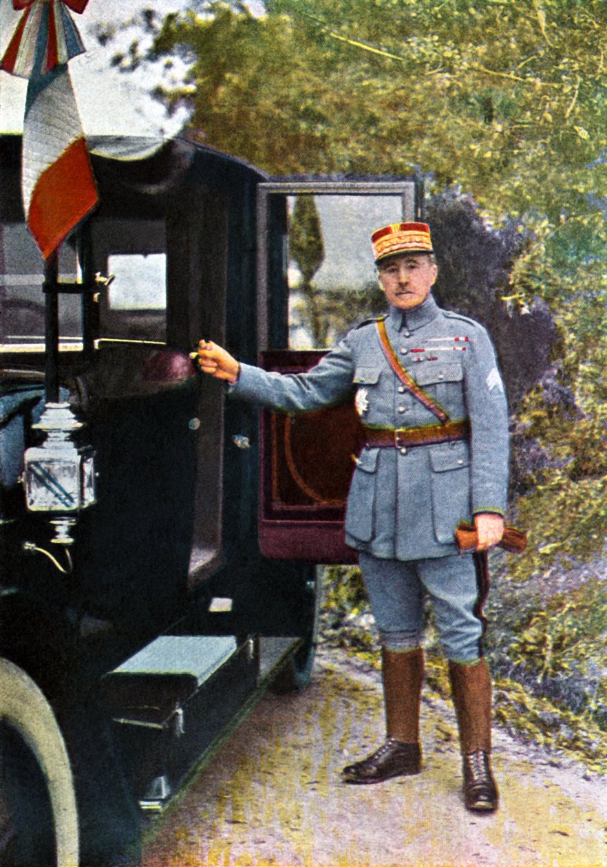 Robert Nivelle, wrzesień 1916 (autochrom) autorstwa Jules Gervais Courtellemont