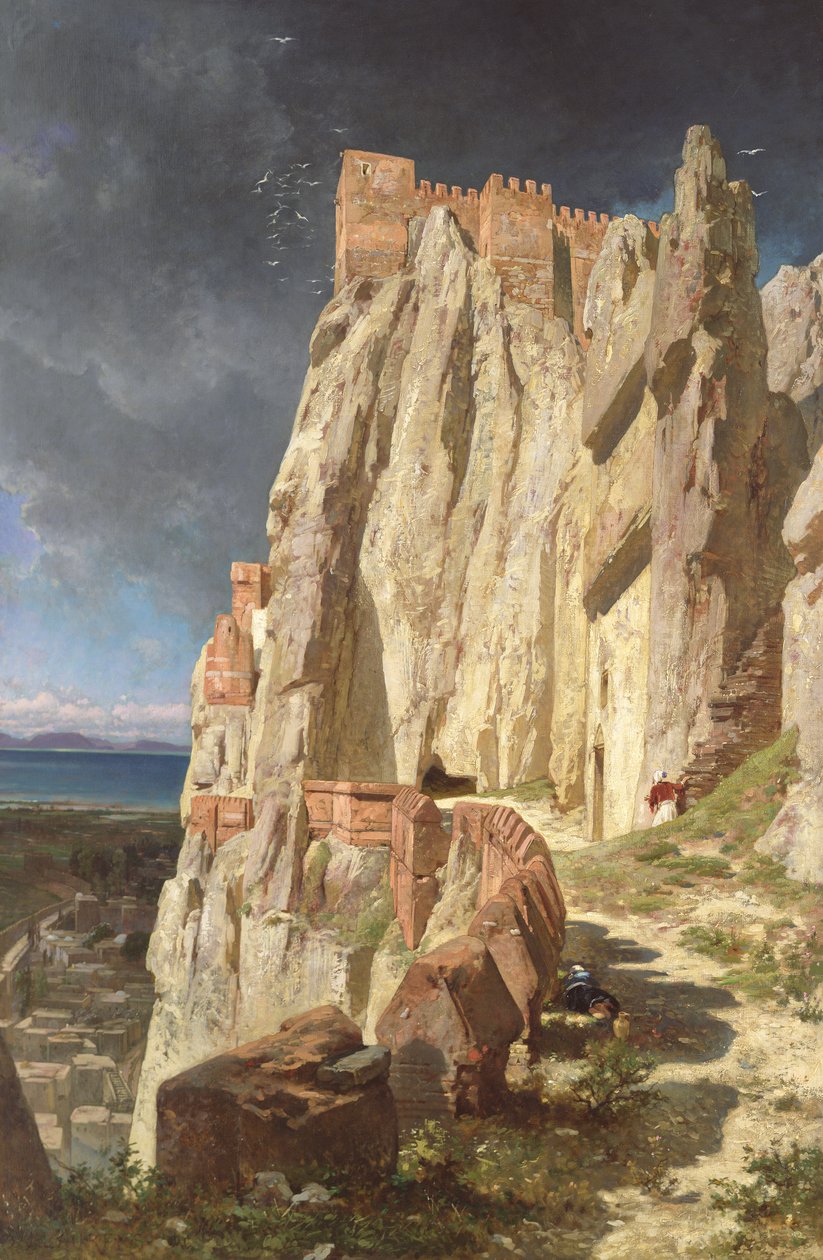 Skała Wody, Kurdystan, 1901 autorstwa Jules Joseph Augustin Laurens