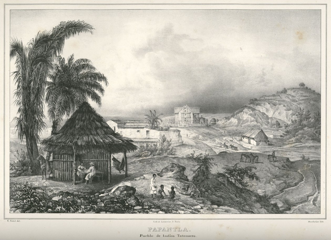 Papantla autorstwa Jules Monthelier