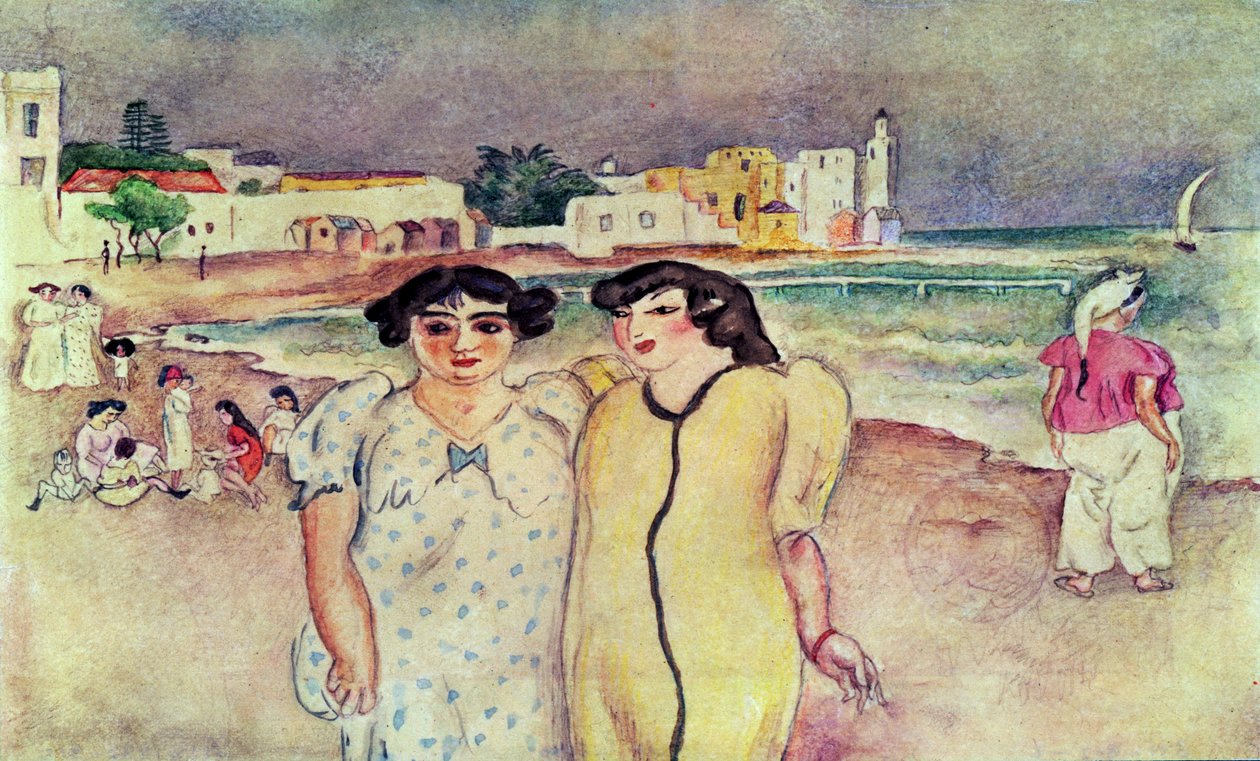 Wybrzeże w Tunisie autorstwa Jules Pascin