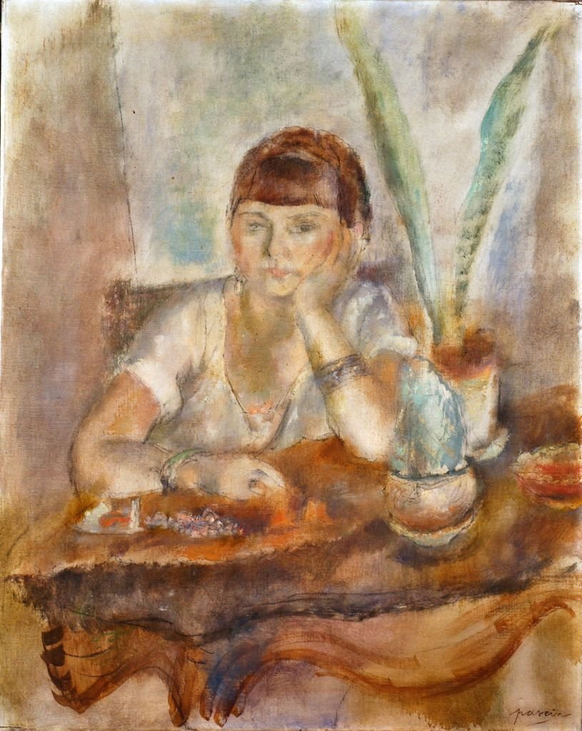 Portret Mimi Laurent autorstwa Jules Pascin