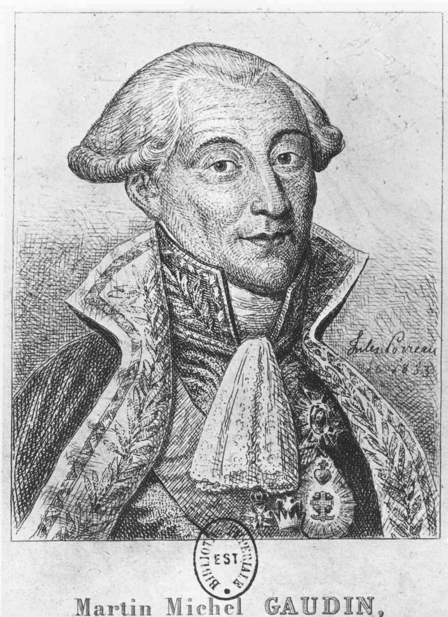 Martin Michel Gaudin, książę Gaete autorstwa Jules Porreau