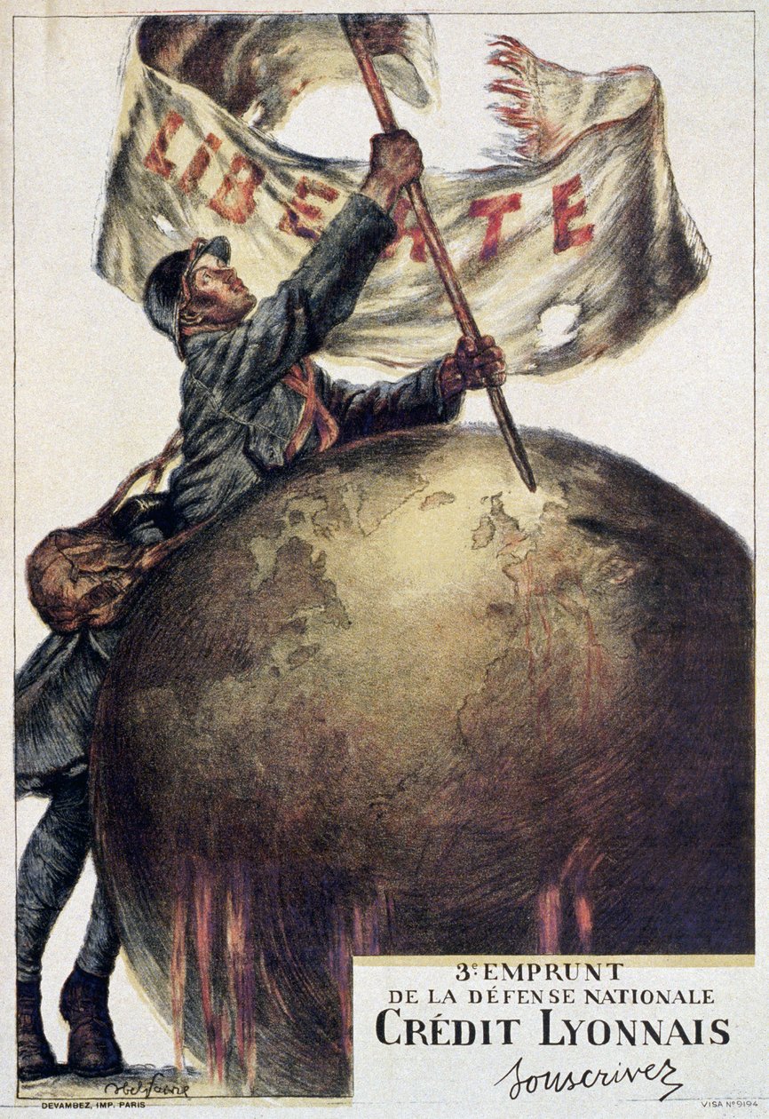 Trzecia pożyczka na obronę narodową, 1917 autorstwa Jules Abel Faivre