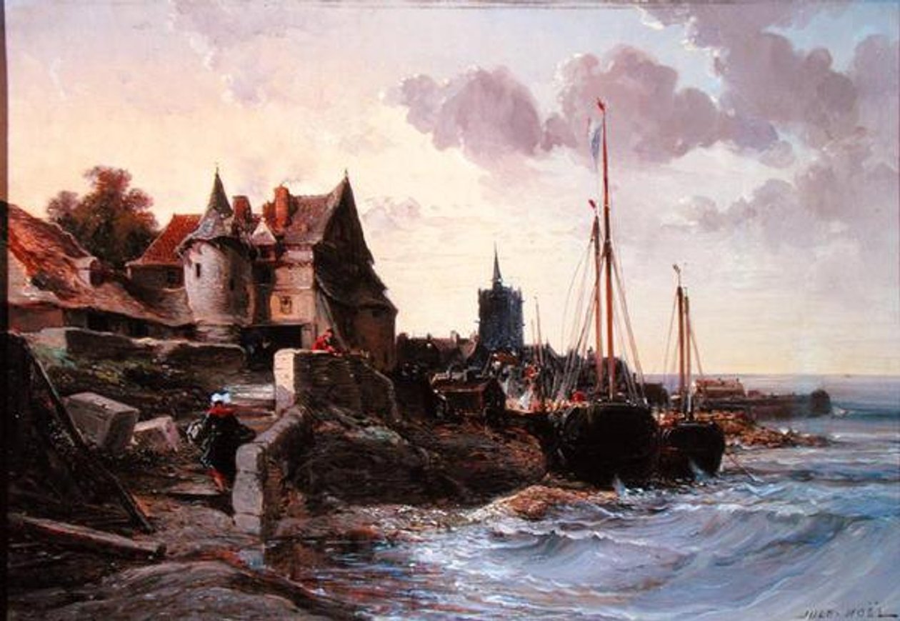 Souvenir de Douarnenes (olej na płótnie) autorstwa Jules Achille Noel