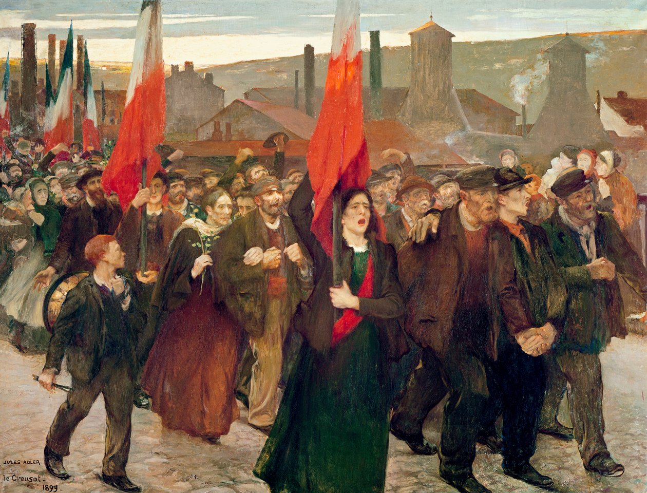 Strajk autorstwa Jules Adler
