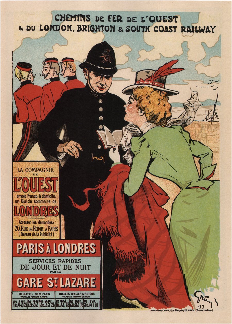 Pariisi, Lontoo autorstwa Jules Alexandre Gruen or Grun