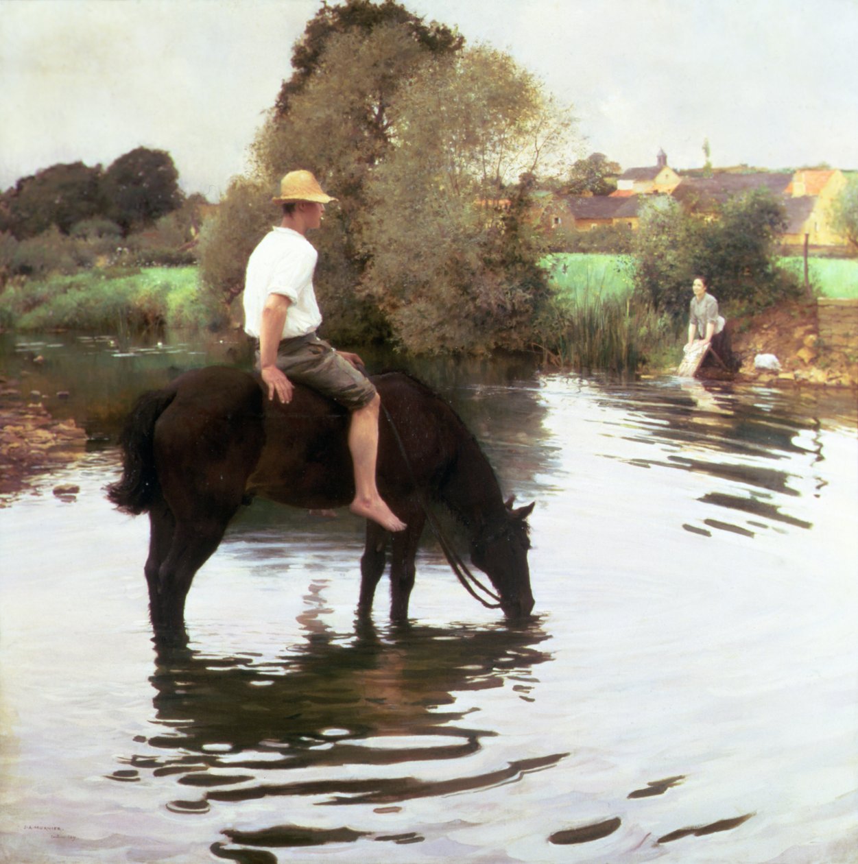 Wodopoj autorstwa Jules Alexis Muenier