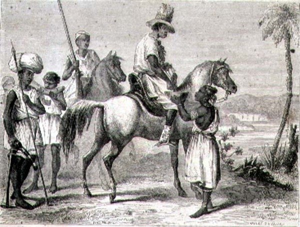 Indianie Peul i Malinke w Senegalu autorstwa Jules Antoine (after) Duvaux