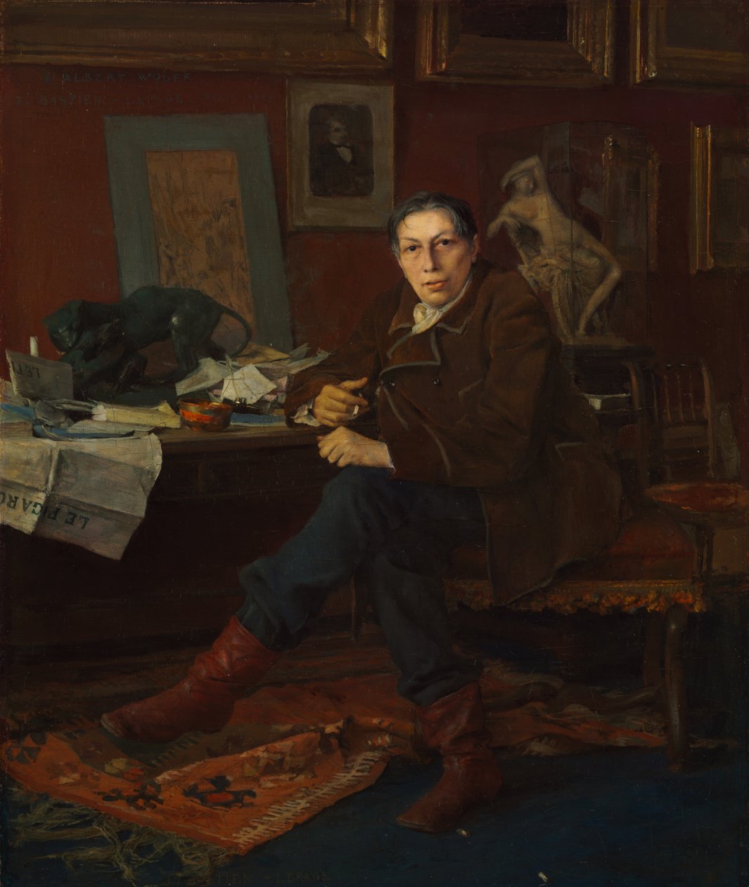 Albert Wolff w swoim gabinecie, 1881. autorstwa Jules Bastien Lepage