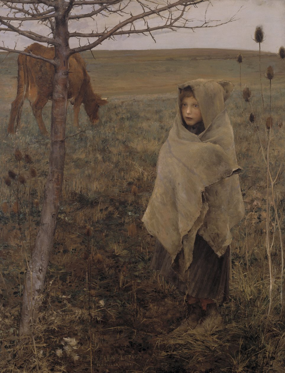 Biedny Warbler autorstwa Jules Bastien Lepage