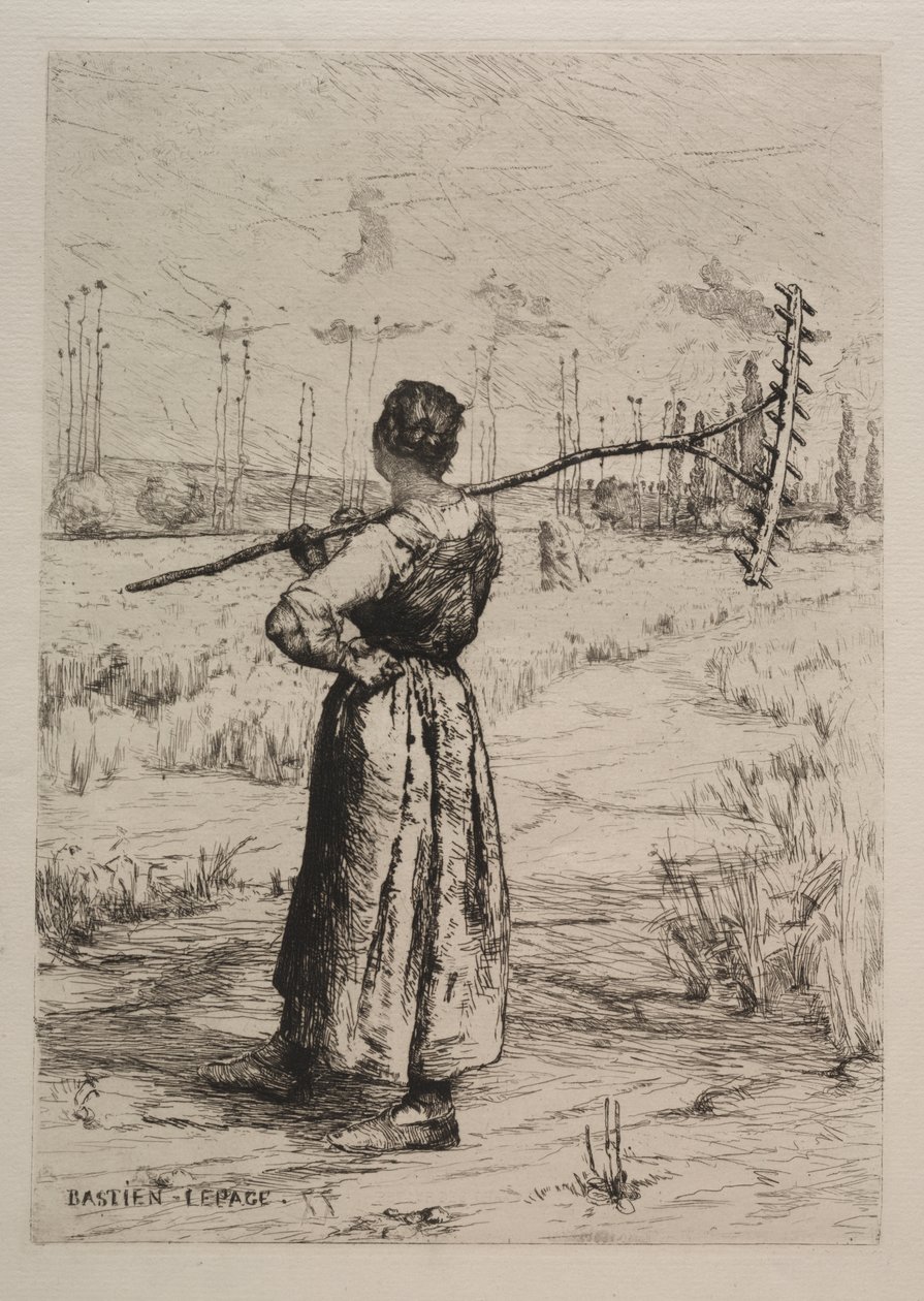 Zwrot pól autorstwa Jules Bastien Lepage