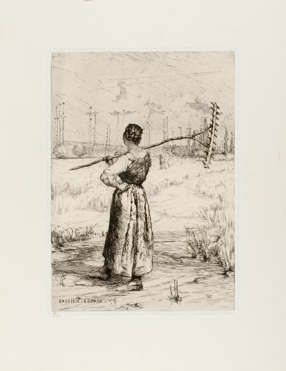 Powrót z pola autorstwa Jules Bastien Lepage