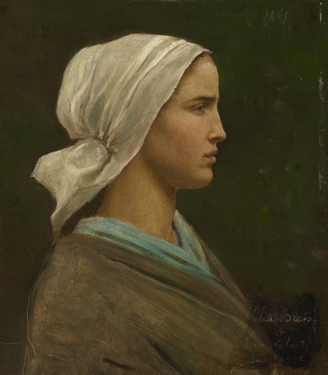 Jeanne Calvet, 1865 autorstwa Jules Breton
