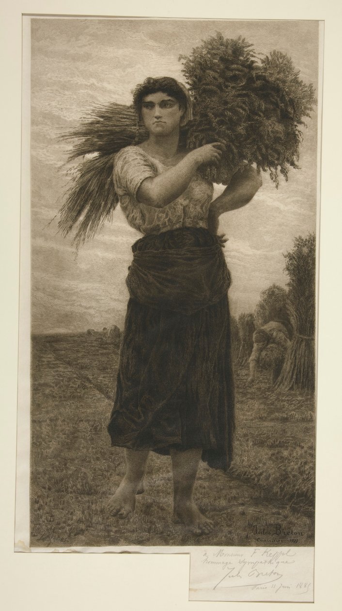 Chłopka autorstwa Jules Breton