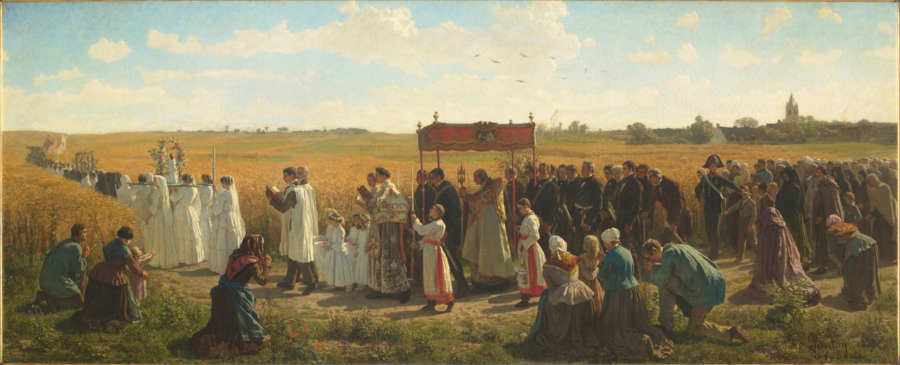 Błogosławieństwo pszenicy w Artois autorstwa Jules Breton
