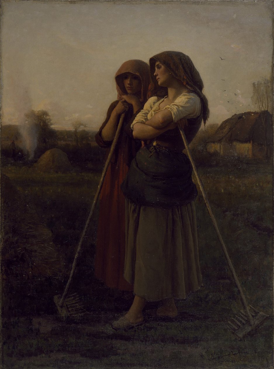 Zakończenie dnia autorstwa Jules Breton