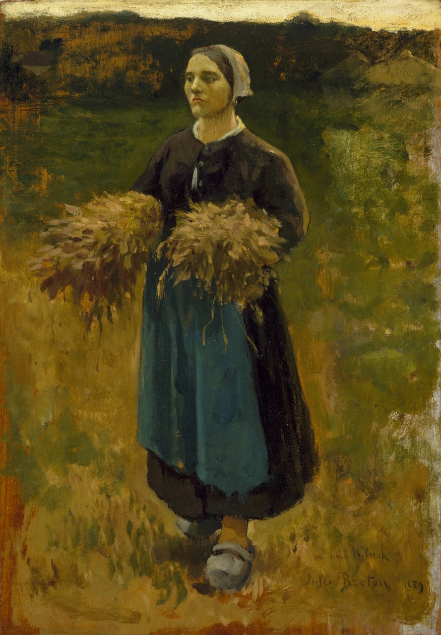Gleaner, 1859 autorstwa Jules Breton