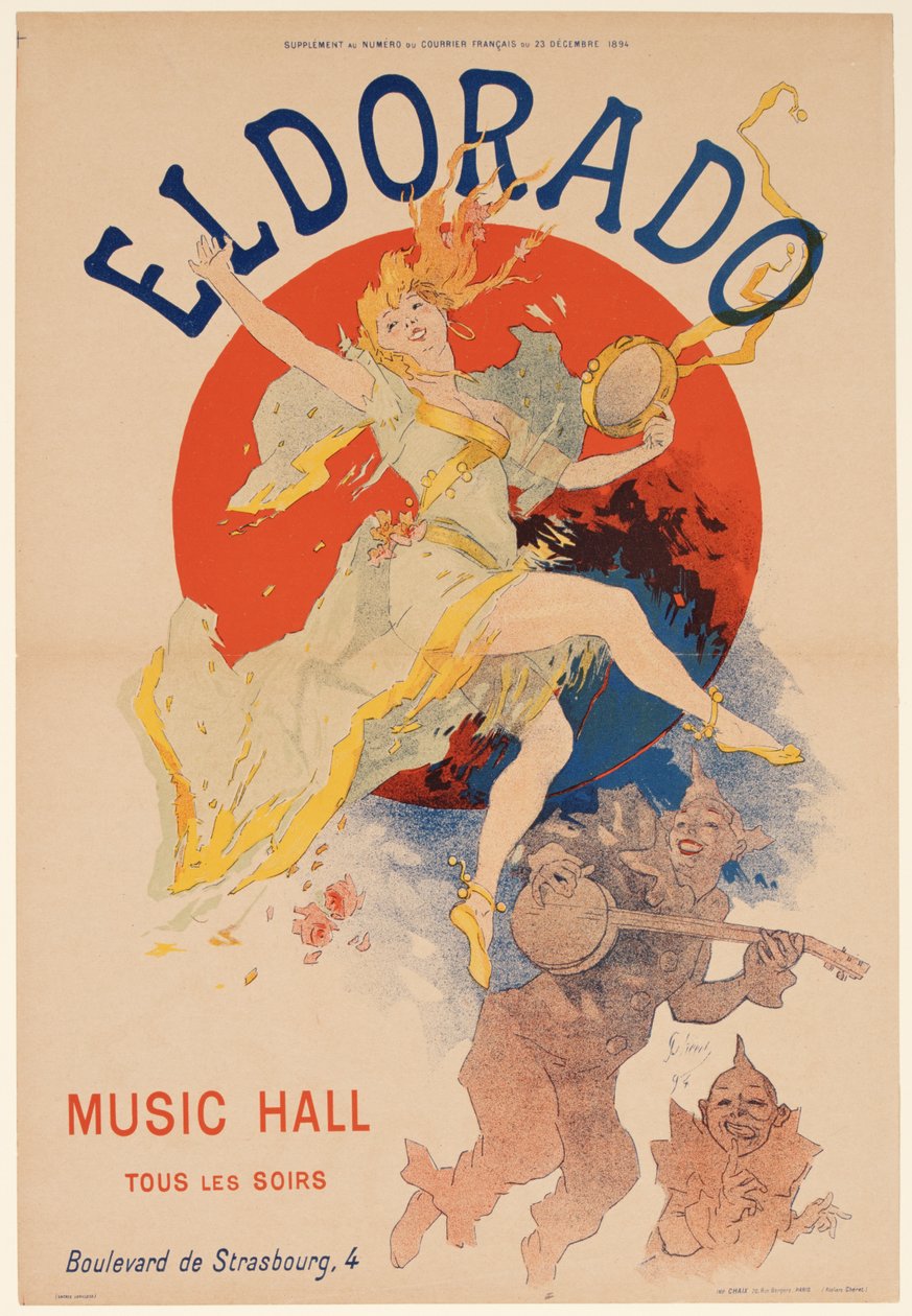 Eldorado autorstwa Jules Cheret