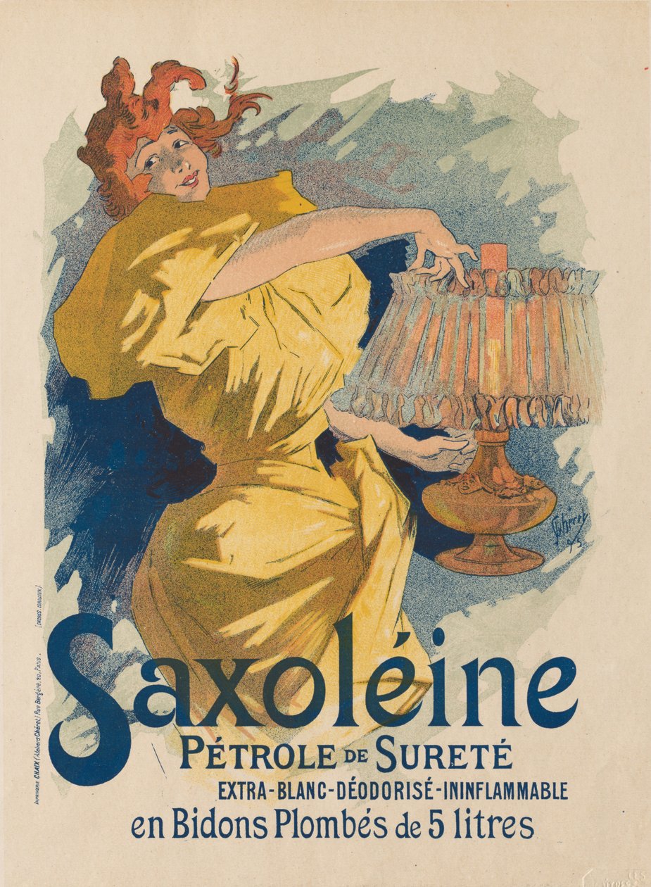 Mistrzowie plakatu: pl. 13, Saxoléine, 1895. autorstwa Jules Cheret
