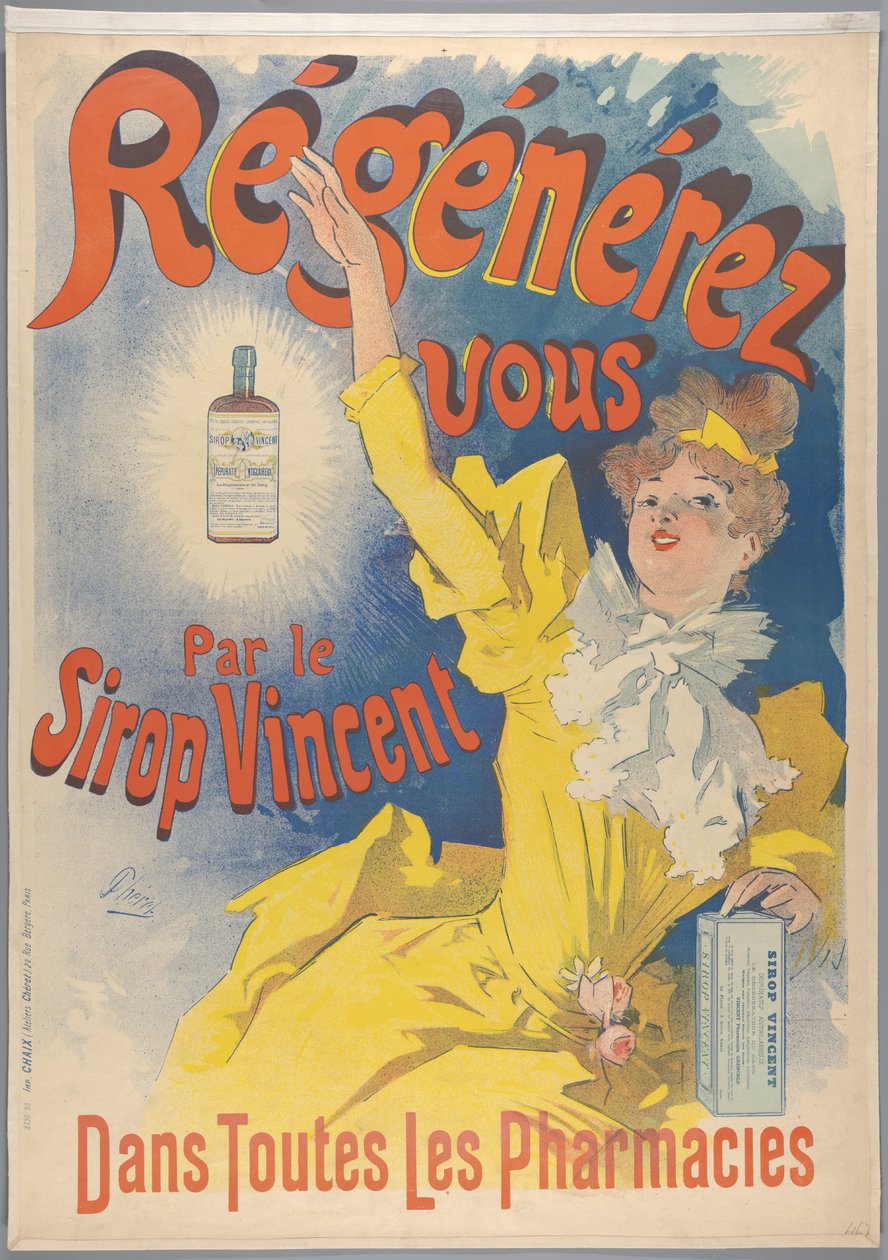 Sirop Vincent, 1893 autorstwa Jules Cheret