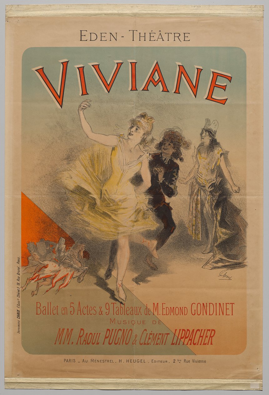 Viviane autorstwa Jules Cheret