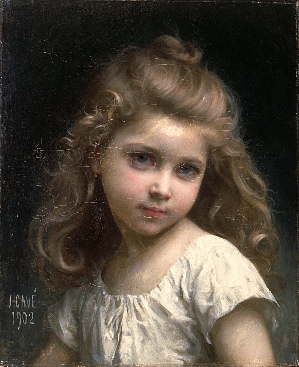 Portret młodej dziewczyny, 1902 autorstwa Jules Cyrille Cave