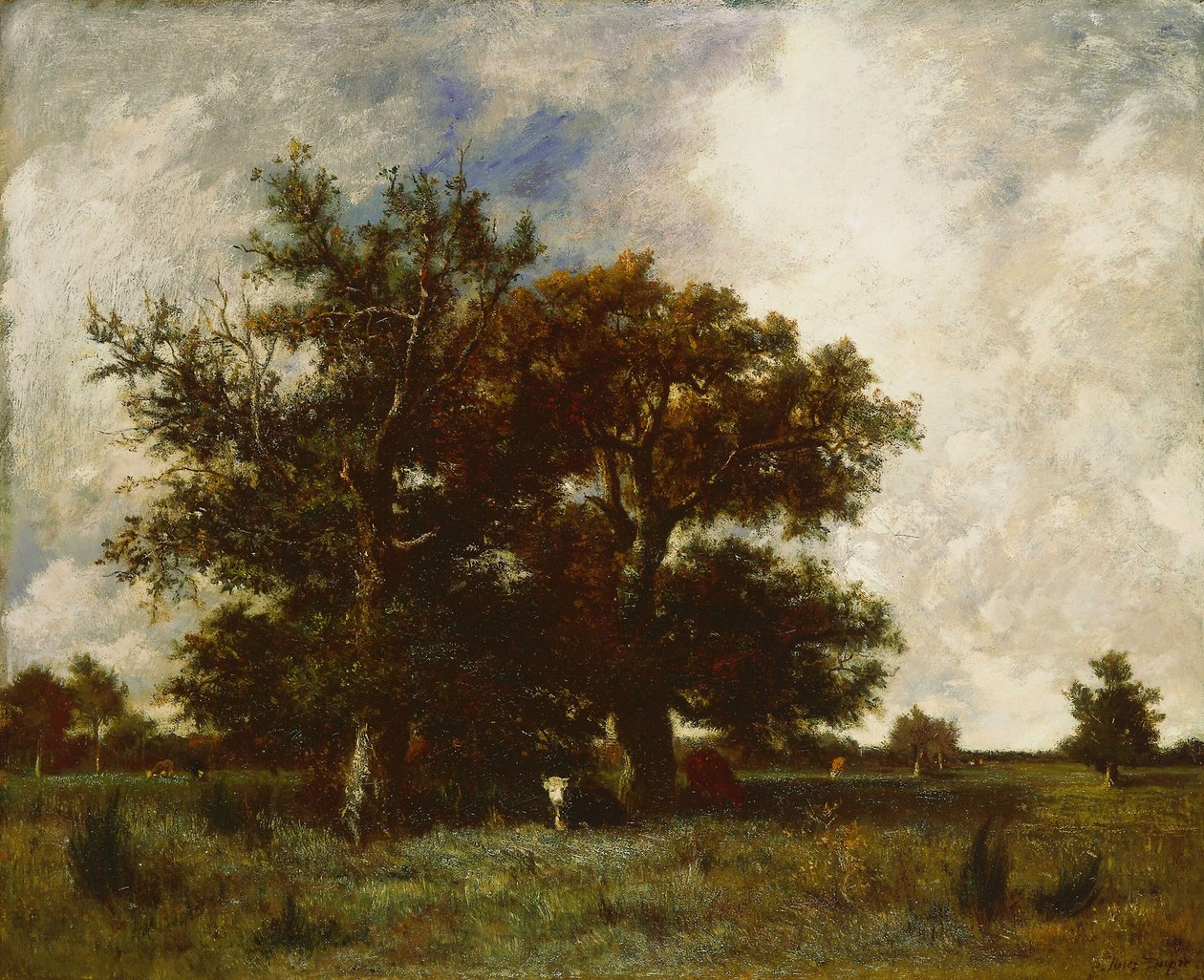 Fontainebleau Oaks autorstwa Jules Dupré